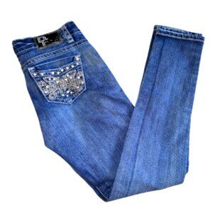 D-Fuz Medium Blue Jeans Diamond Skinny Size 5 / 6
